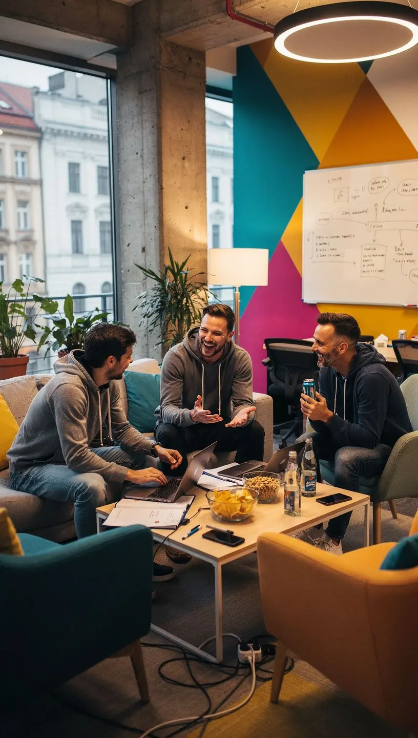 Professional team collaboration